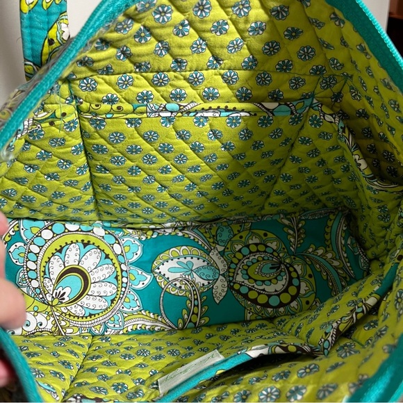 Vera Bradley retired pattern sherry peacock blue and orange purse - Picture 6 of 6